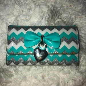 Mint green wallet